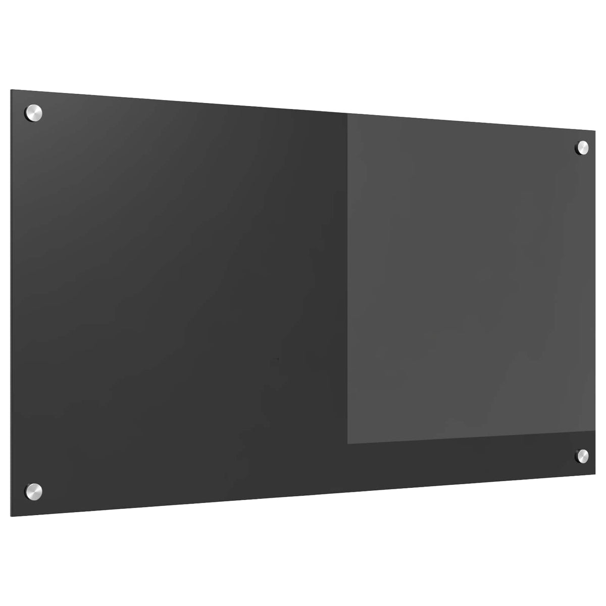 Vidaxxl Küchenrückwand dunkelgrau 90 x 50 cm gehärtetes Glas