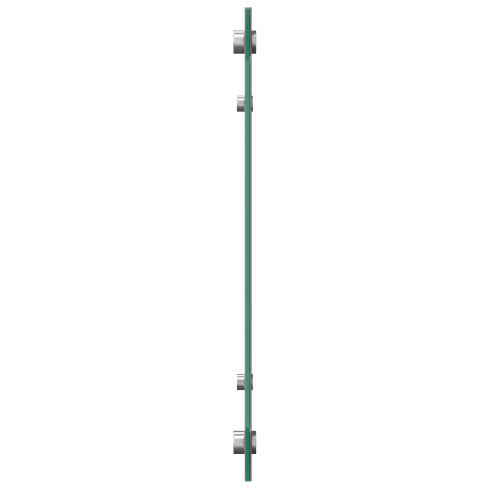 Vidaxxl Küchenrückwand dunkelgrau 100 x 40 cm gehärtetes Glas