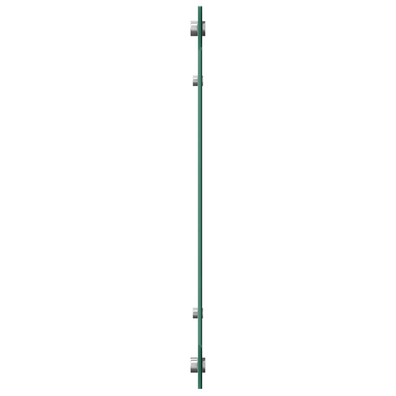 Vidaxxl Küchenrückwand dunkelgrau 100 x 50 cm gehärtetes Glas