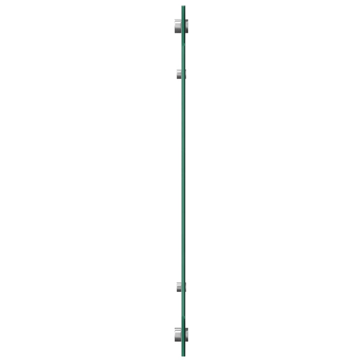 Vidaxxl Küchenrückwand dunkelgrau 100 x 50 cm gehärtetes Glas