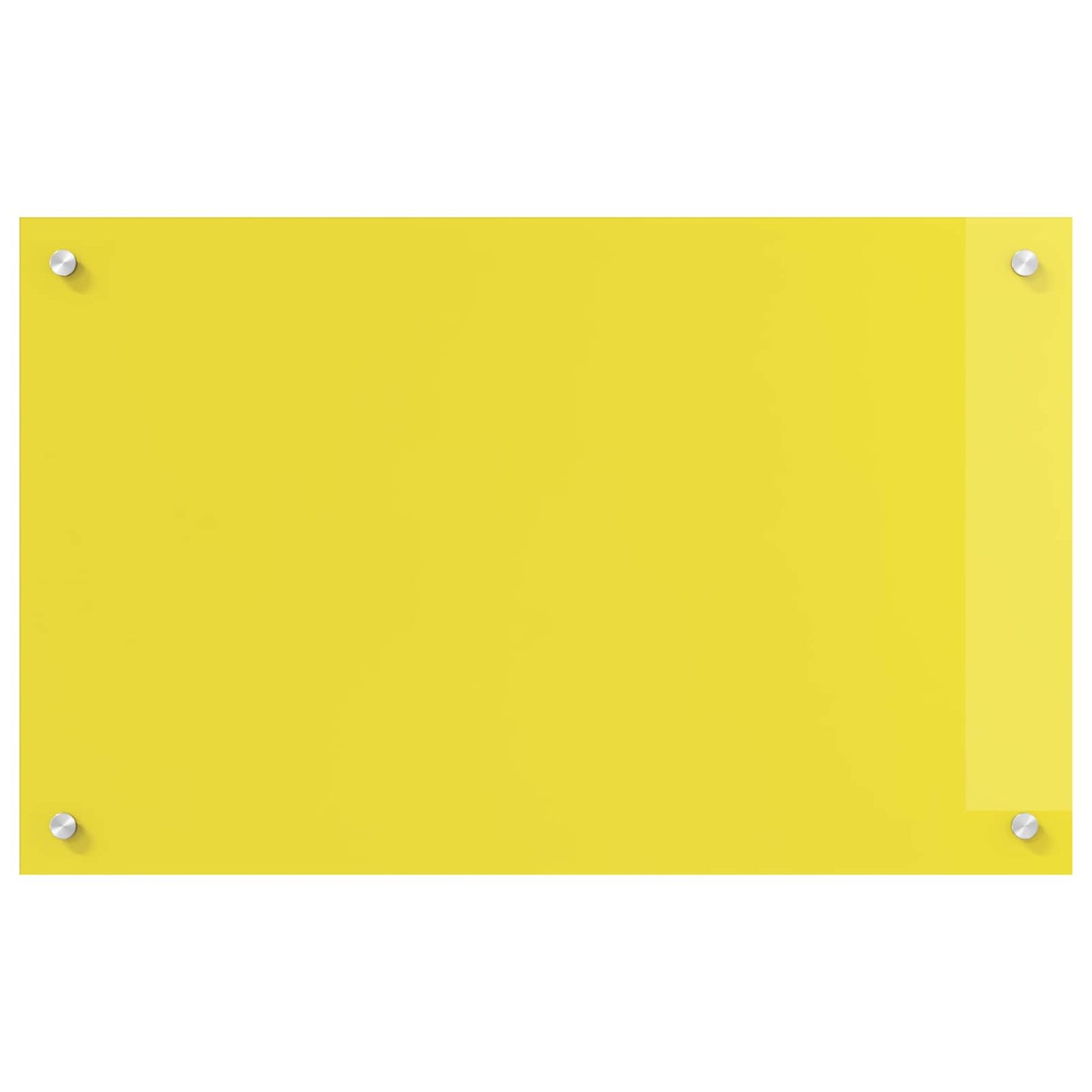 VidaXL Küchenrückwand Gelb 80 x 50 cm Hartglas