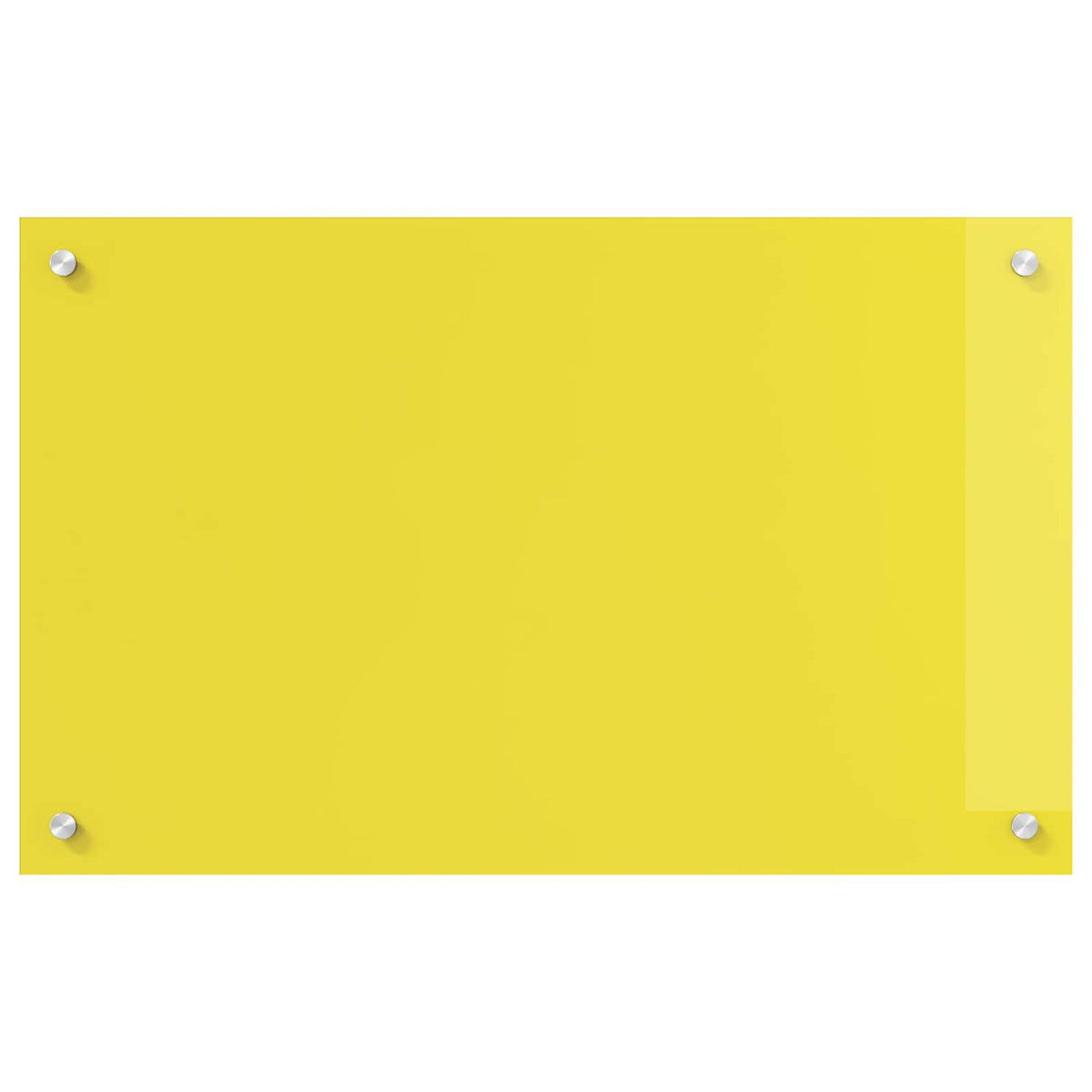 VidaXL Küchenrückwand Gelb 80 x 50 cm Hartglas
