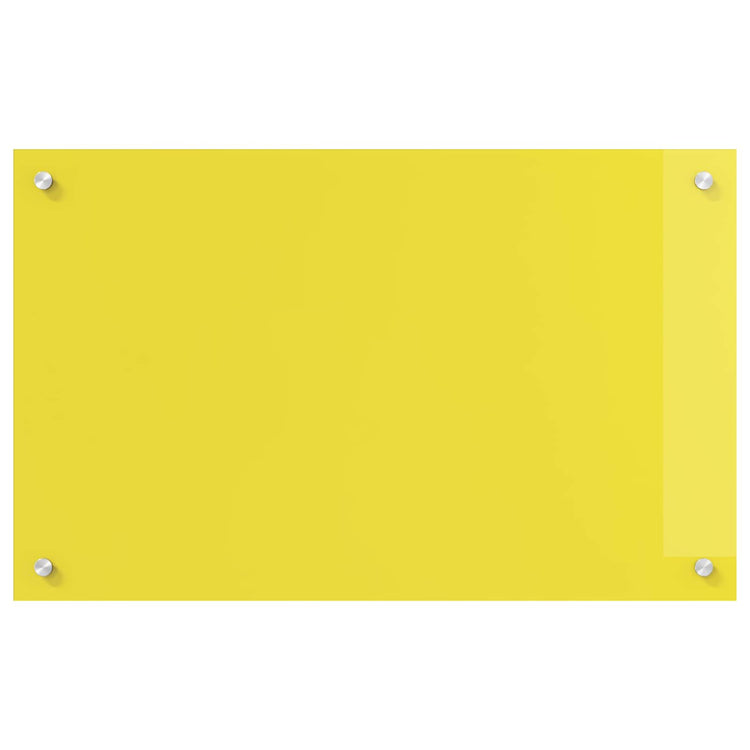 VidaXL Küchenrückwand Gelb 80 x 50 cm Hartglas
