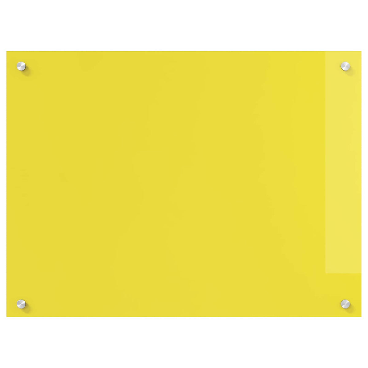 VidaXL Küchenrückwand Gelb 80 x 60 cm Hartglas
