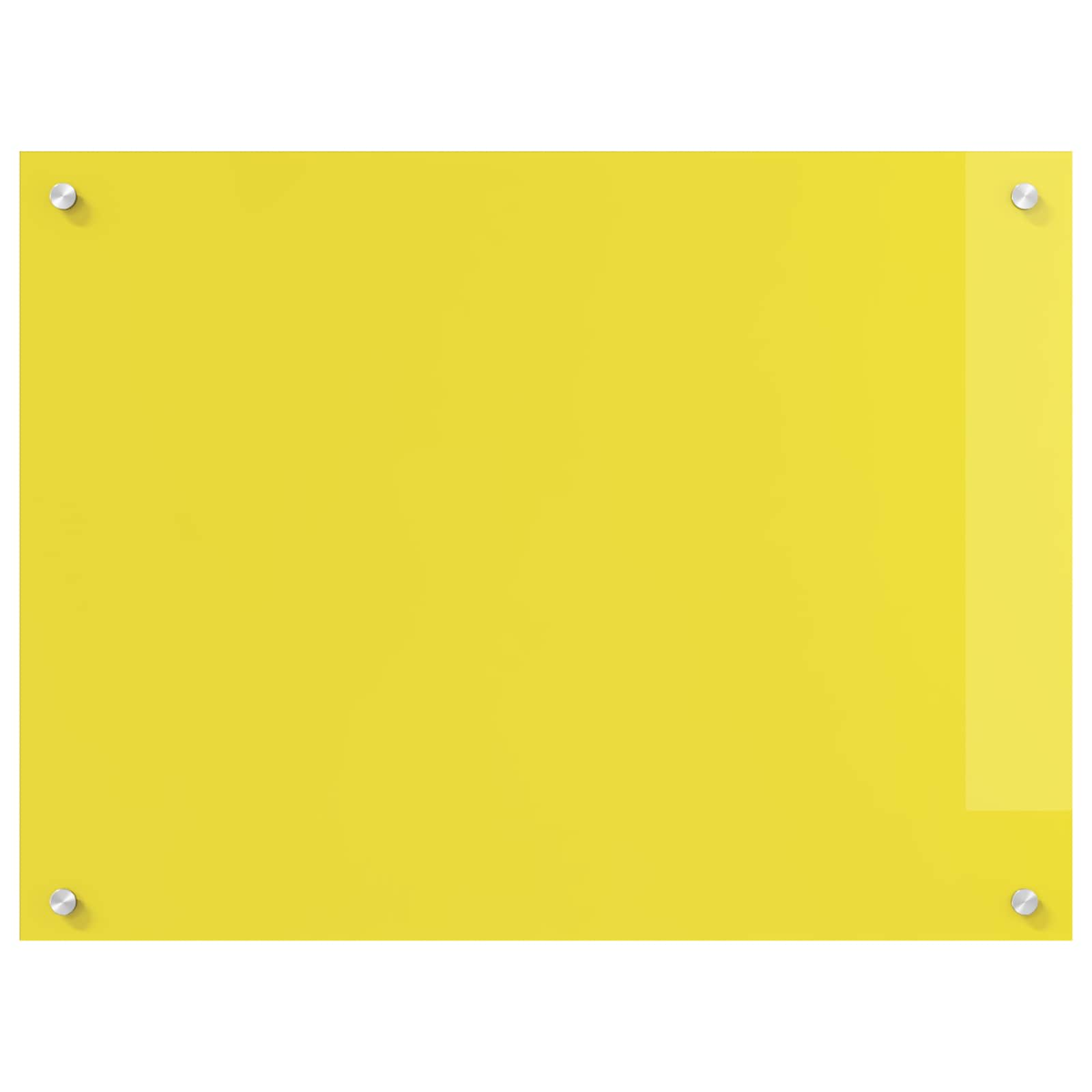 VidaXL Küchenrückwand Gelb 80 x 60 cm Hartglas