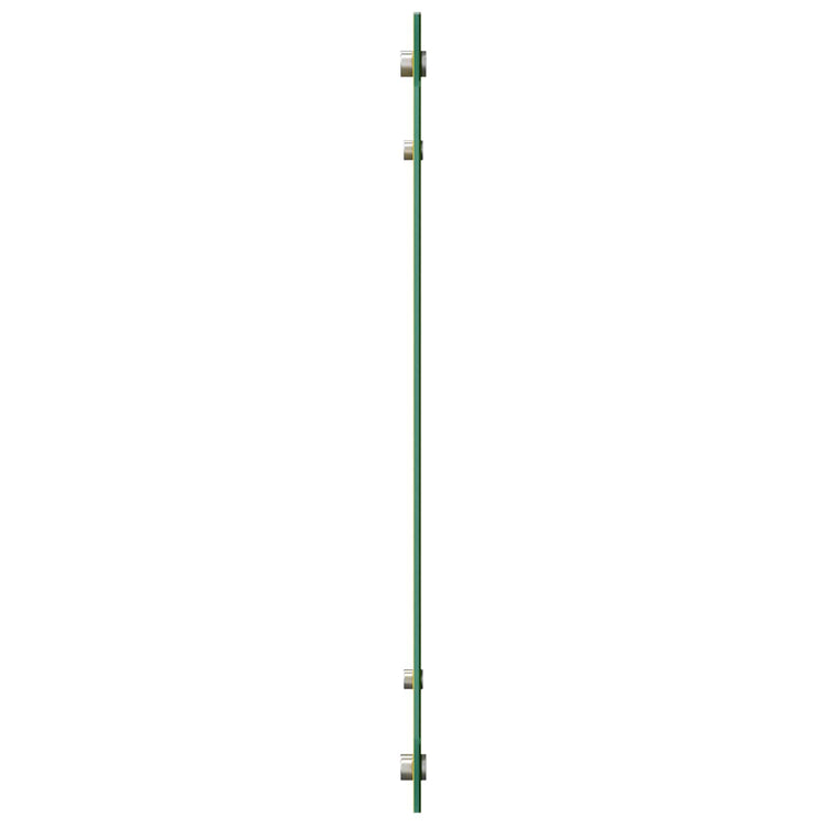 VidaXL Küchenrückwand Gelb 80 x 60 cm Hartglas