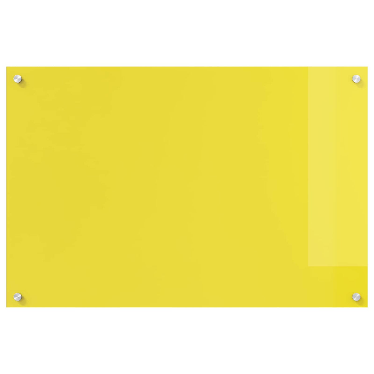 VidaXL Küchenrückwand Gelb 90 x 60 cm Hartglas