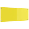 VidaXL Küchenrückwand Gelb 100 x 40 cm Hartglas