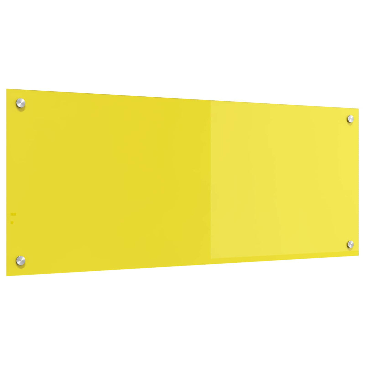 VidaXL Küchenrückwand Gelb 100 x 40 cm Hartglas