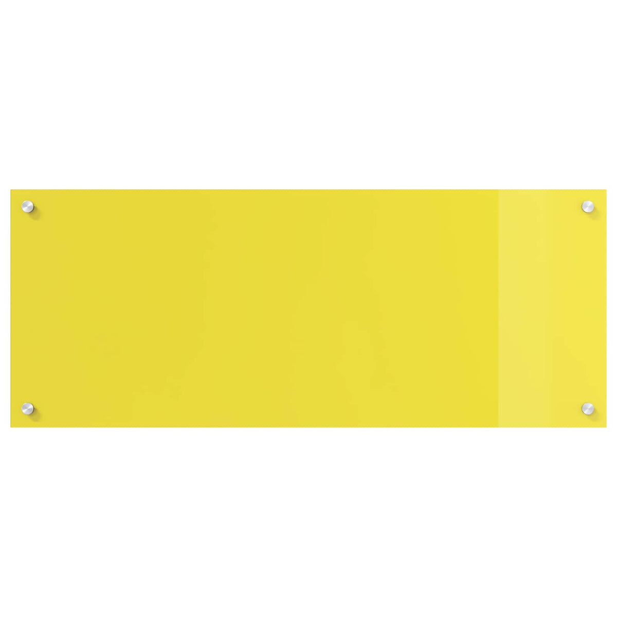 VidaXL Küchenrückwand Gelb 100 x 40 cm Hartglas