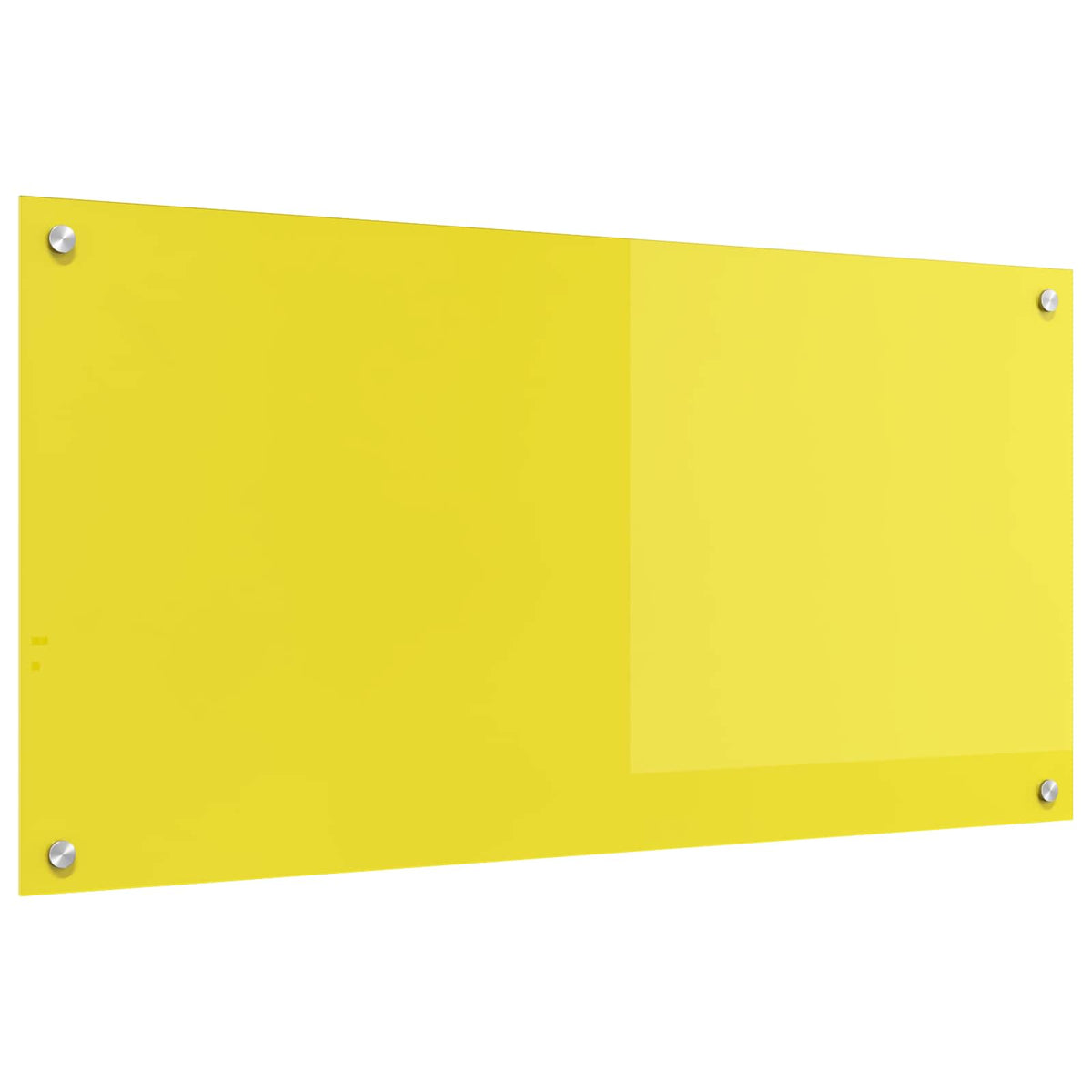 VidaXL Küchenrückwand Gelb 100 x 50 cm Hartglas