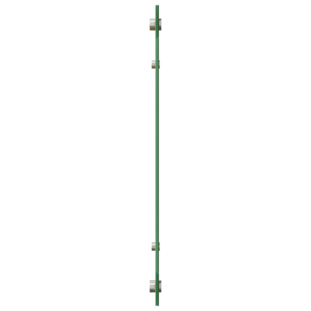 VidaXL Küchenrückwand Gelb 100 x 50 cm Hartglas