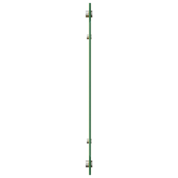 VidaXL Küchenrückwand Gelb 100 x 50 cm Hartglas
