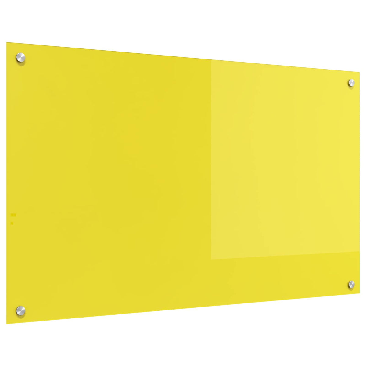 VidaXL Küchenrückwand Gelb 100 x 60 cm Hartglas