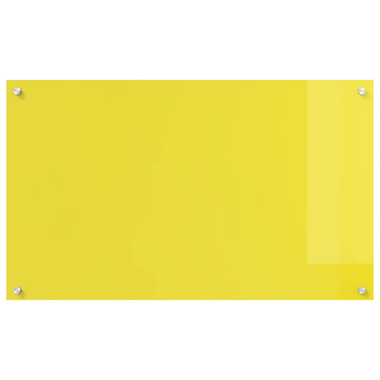 VidaXL Küchenrückwand Gelb 100 x 60 cm Hartglas