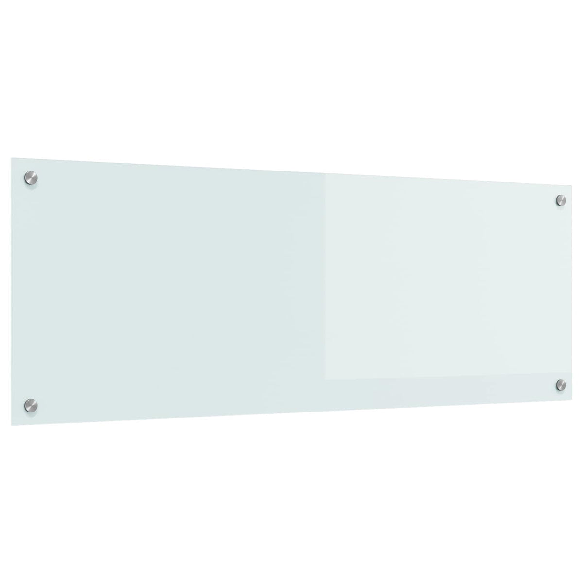 VidaXL Küchenrückwand Weiß 110 x 40 cm Hartglas