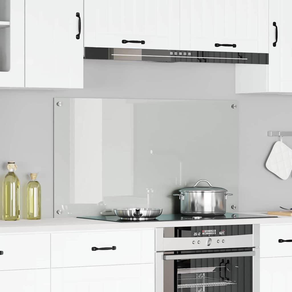 VidaXL Küchenrückwand transparent 120 x 60 cm Hartglas
