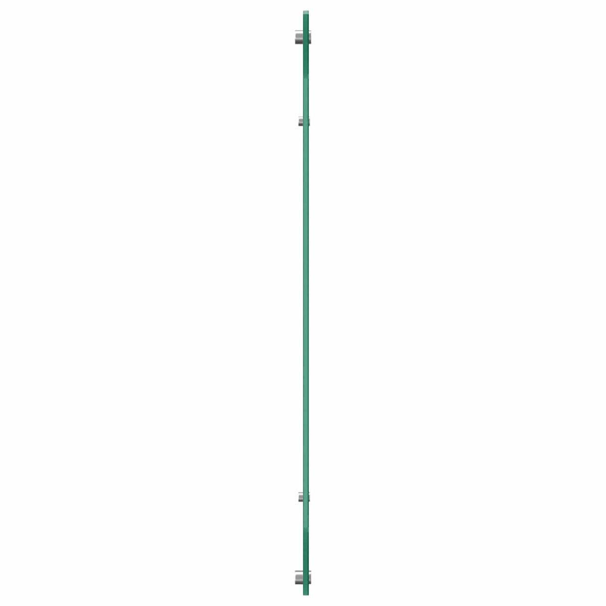 VidaXL Küchenrückwand Schwarz 110 x 60 cm Hartglas