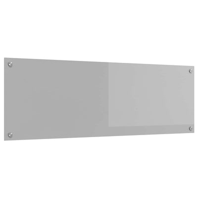 Vidaxxl Küchenrückwand hellgrau 120 x 40 cm Hartglas