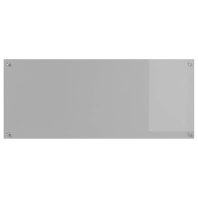Vidaxxl Küchenrückwand hellgrau 120 x 50 cm gehärtetes Glas
