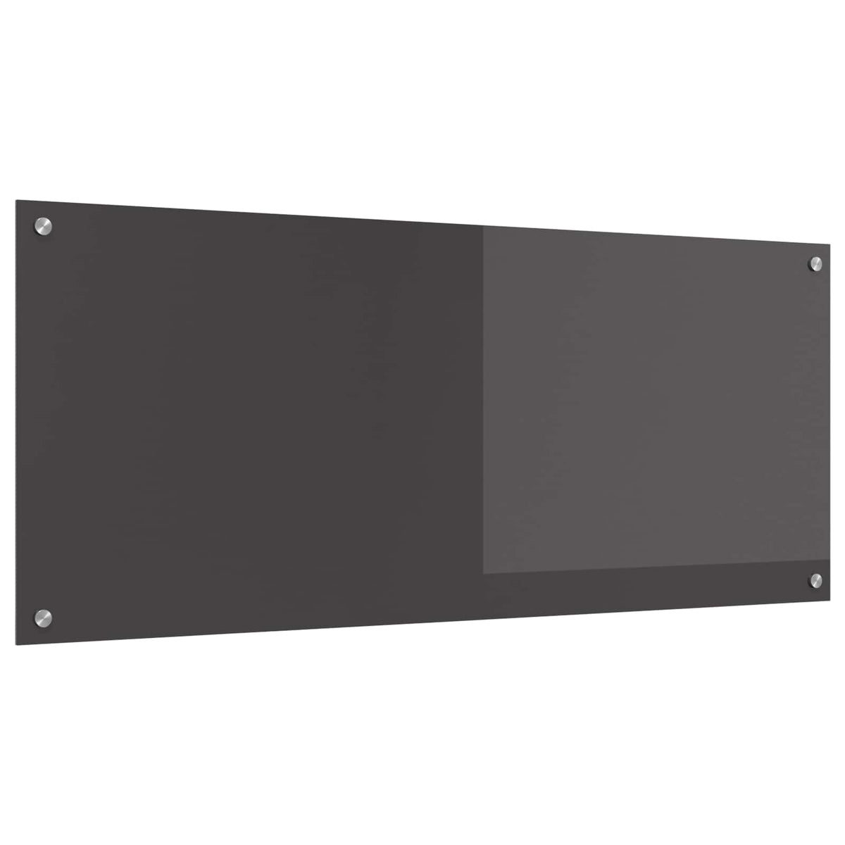 Vidaxxl Küchenrückwand dunkelgrau 120 x 50 cm gehärtetes Glas