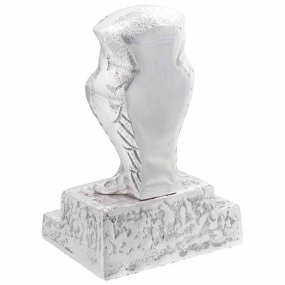 Vidaxxl bookends 2 pcs silver 12 x 9 x 19 cm aluminum