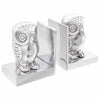 Vidaxxl Buchstützen 2 Stück Silber 7 x 9 x 11 cm Aluminium