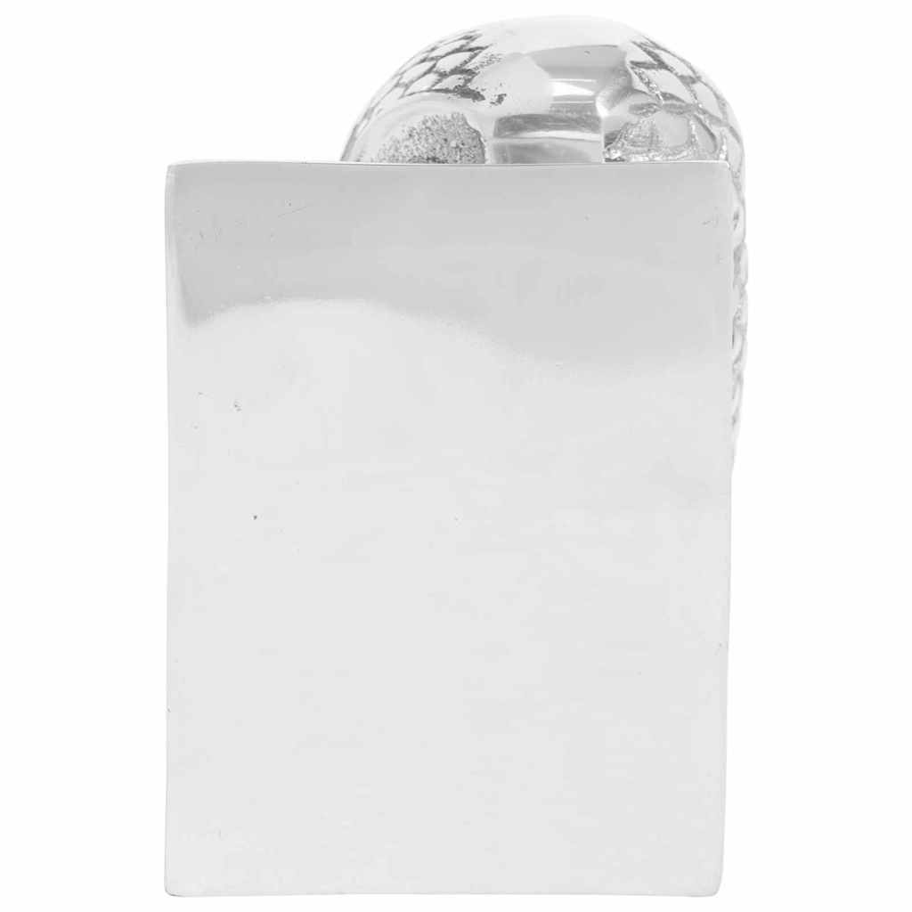 Vidaxxl Buchstützen 2 Stück Silber 7 x 9 x 11 cm Aluminium