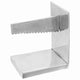 Vidaxxl Buchstützen 2 Stück Silber 11 x 14 x 17,5 cm Aluminium