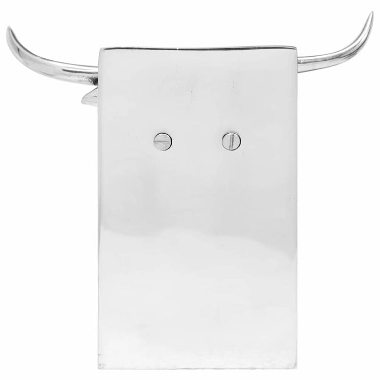 Vidaxxl Buchstützen 2 Stück Silber 17 x 15 x 27 cm Aluminium