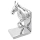 Vidaxxl Buchstützen 2 Stück Silber 11 x 14 x 25 cm Aluminium