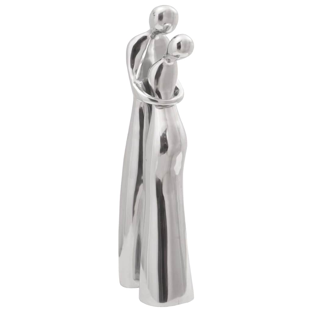 Vidaxl Skulptur Silber 10 x 16 x 49 cm Aluminium