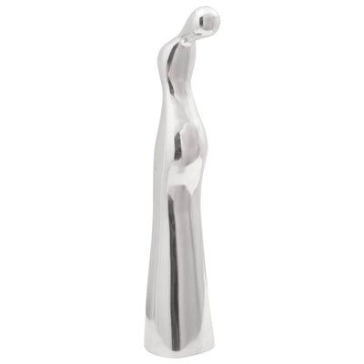 Vidaxl Skulptur Silber 10 x 16 x 49 cm Aluminium