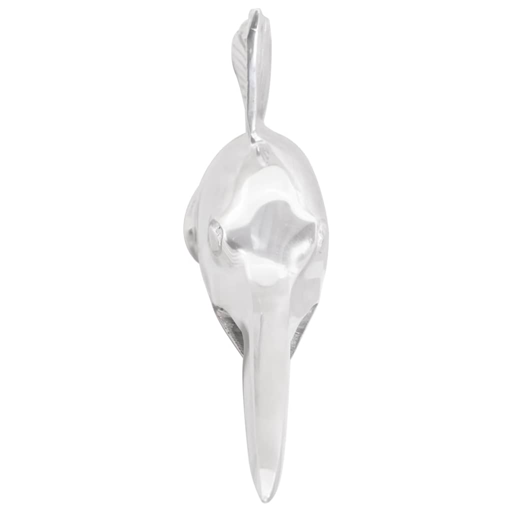Vidaxl Skulptur Silber 91 x 8 x 26 cm Aluminium