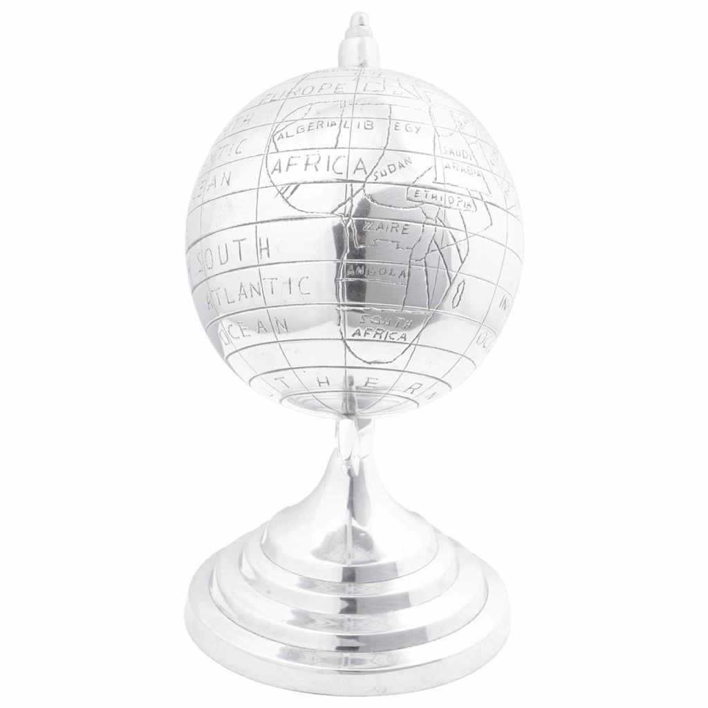 Vidaxl Skulptur Silber 16,5 x 14 x 26 cm Aluminium