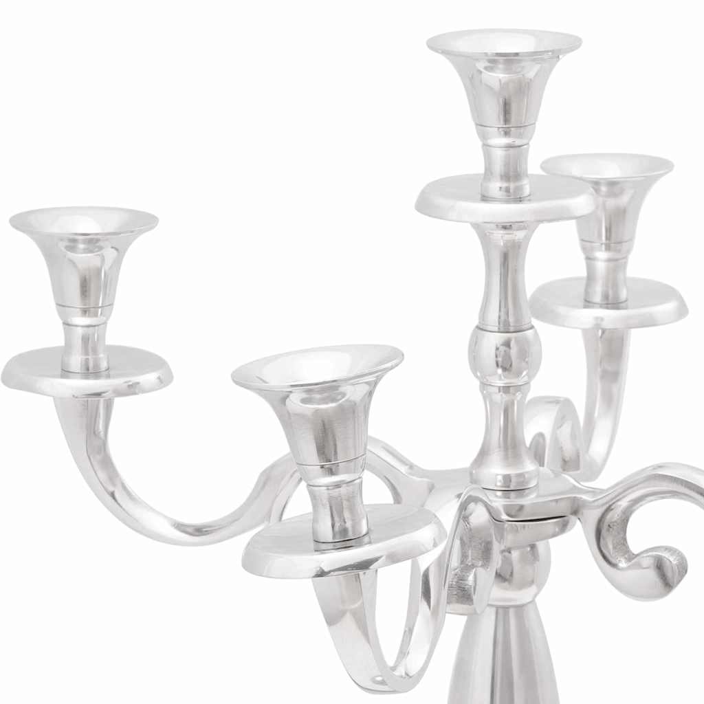 Vidaxx Kerzenhalter Silber 39 x 39 x 60 cm Aluminium