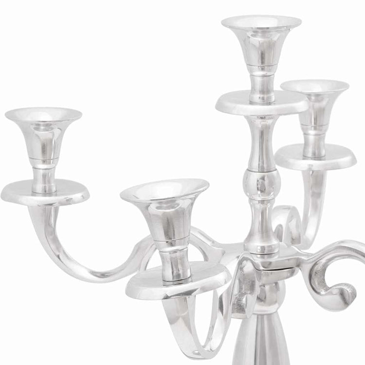 Vidaxx Kerzenhalter Silber 39 x 39 x 60 cm Aluminium