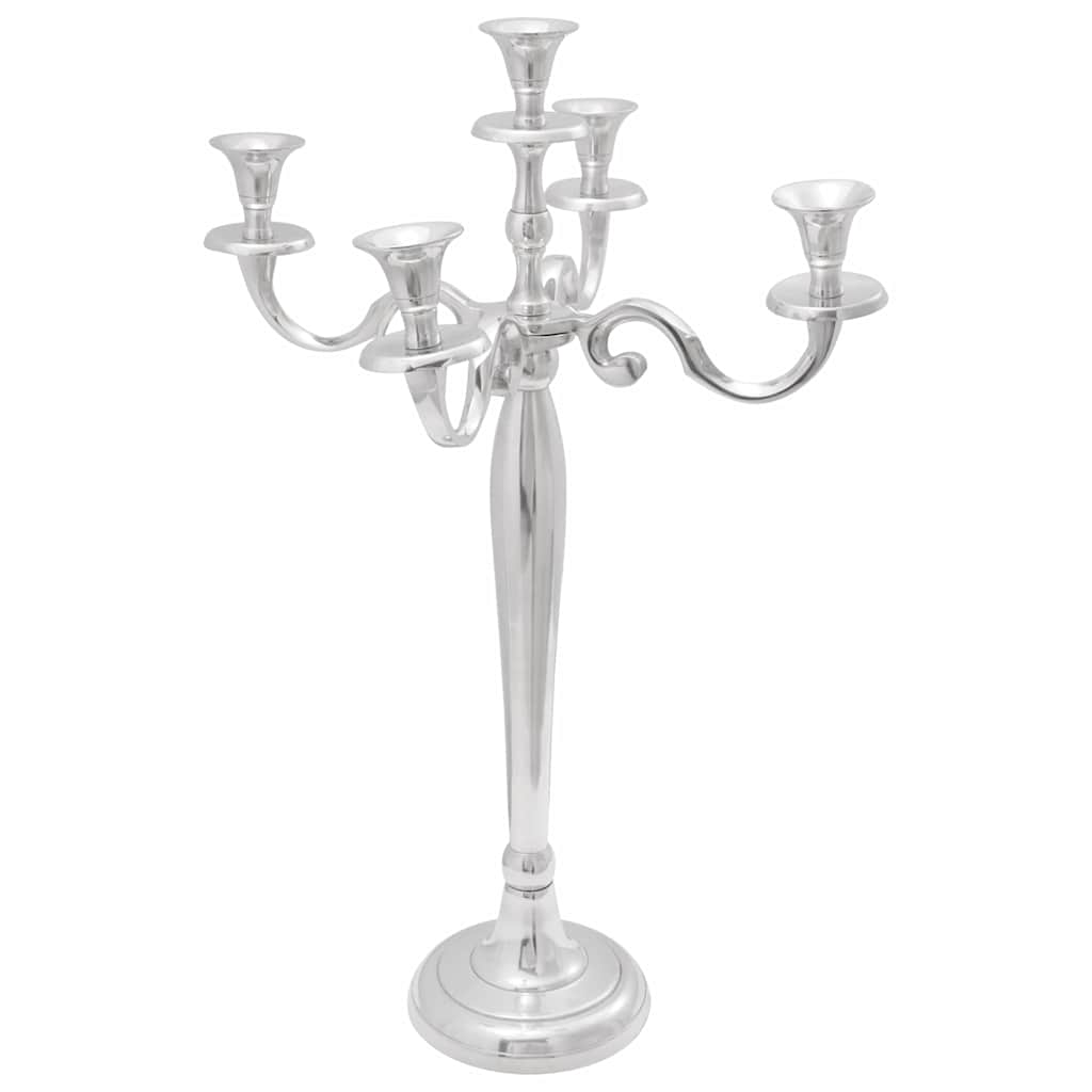 Vidaxx Kerzenhalter Silber 39 x 39 x 60 cm Aluminium