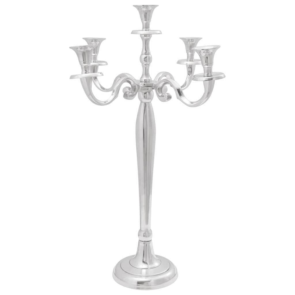 Vidaxx Kerzenhalter Silber 39 x 39 x 60 cm Aluminium