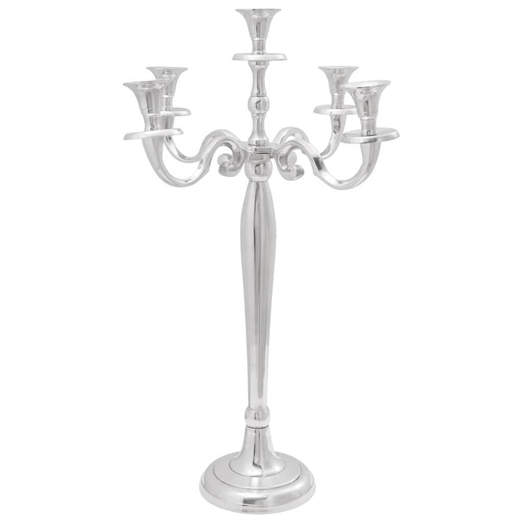 Vidaxx Kerzenhalter Silber 39 x 39 x 60 cm Aluminium