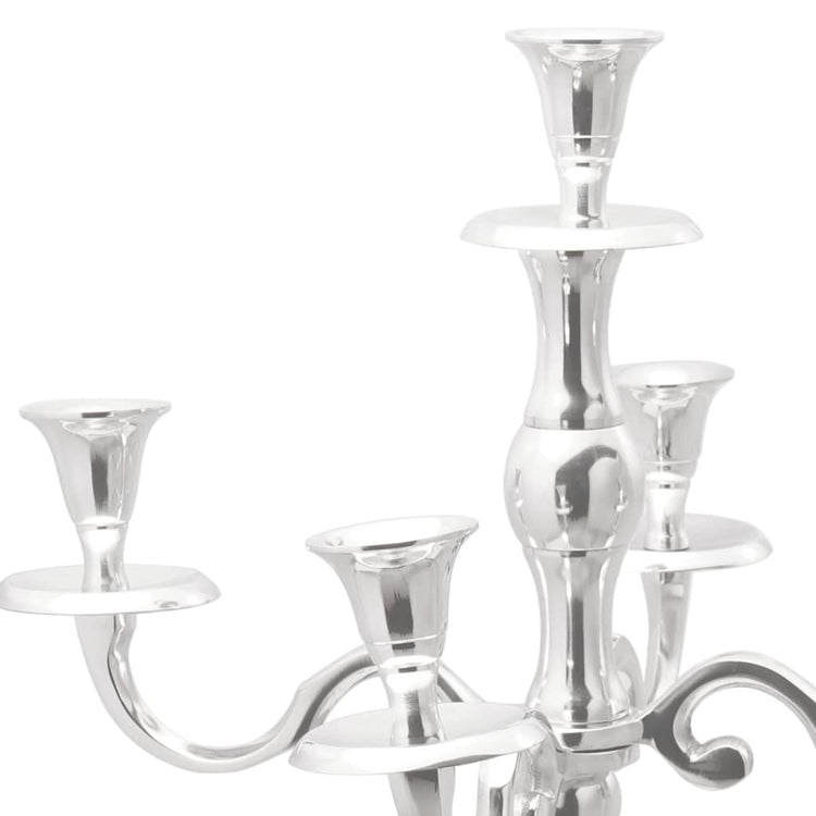 Vidaxx Kerzenhalter Silber 32 x 32 x 79,5 cm Aluminium