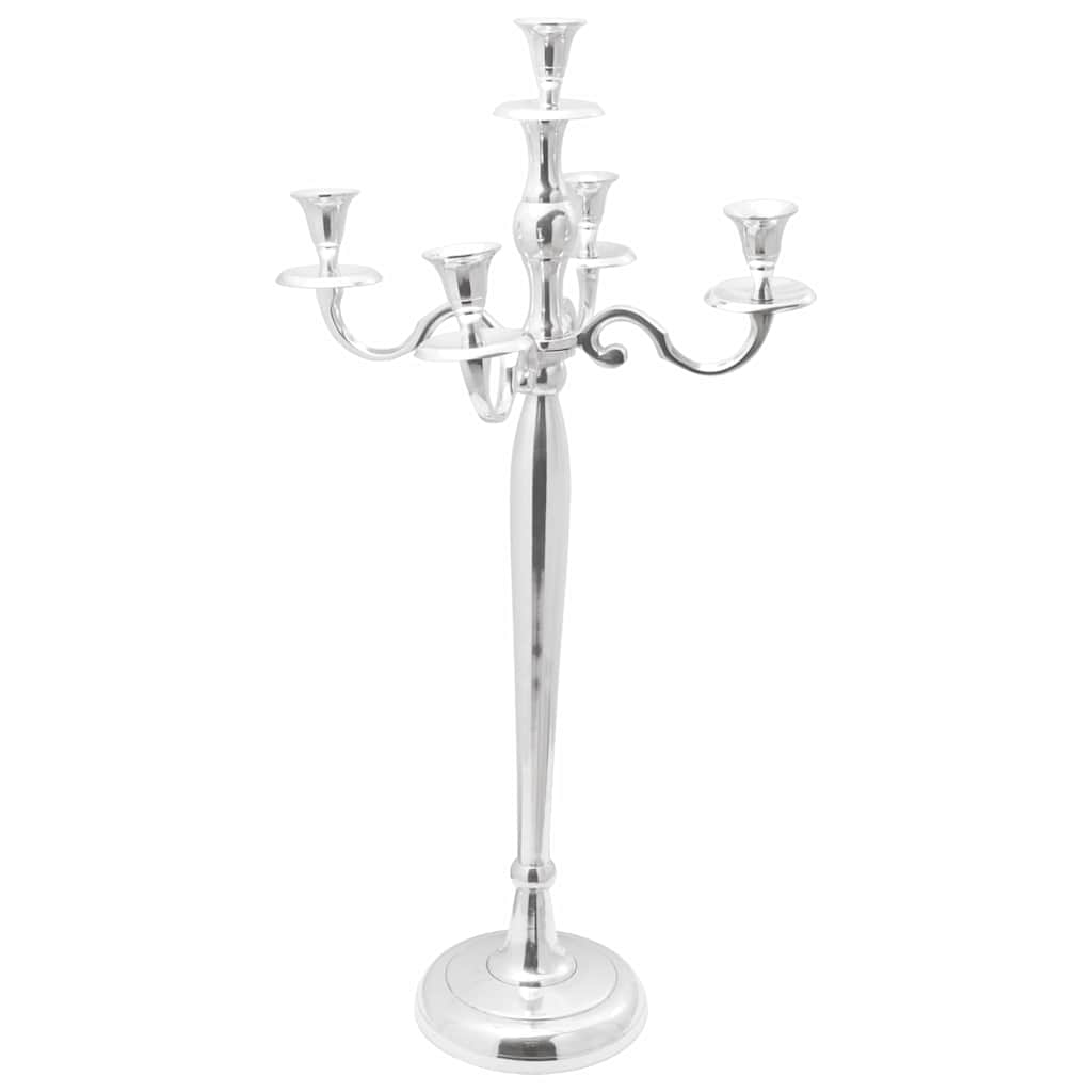Vidaxx Kerzenhalter Silber 32 x 32 x 79,5 cm Aluminium