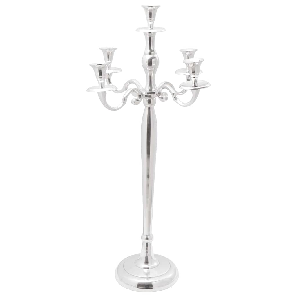 Vidaxx Kerzenhalter Silber 32 x 32 x 79,5 cm Aluminium