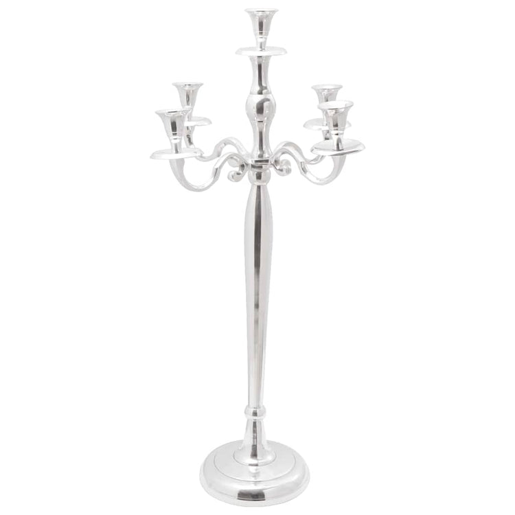 Vidaxx Kerzenhalter Silber 32 x 32 x 79,5 cm Aluminium