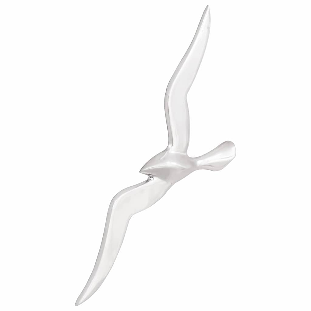 VidaXL Möwe 2 Stück Silber Aluminium