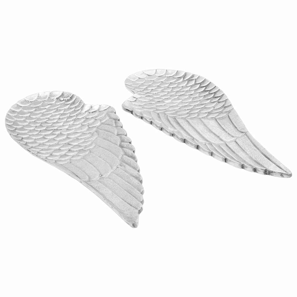 Vidaxx Obstkorb 2 Stk. Silber 40 x 18 x 2,5 cm Aluminium
