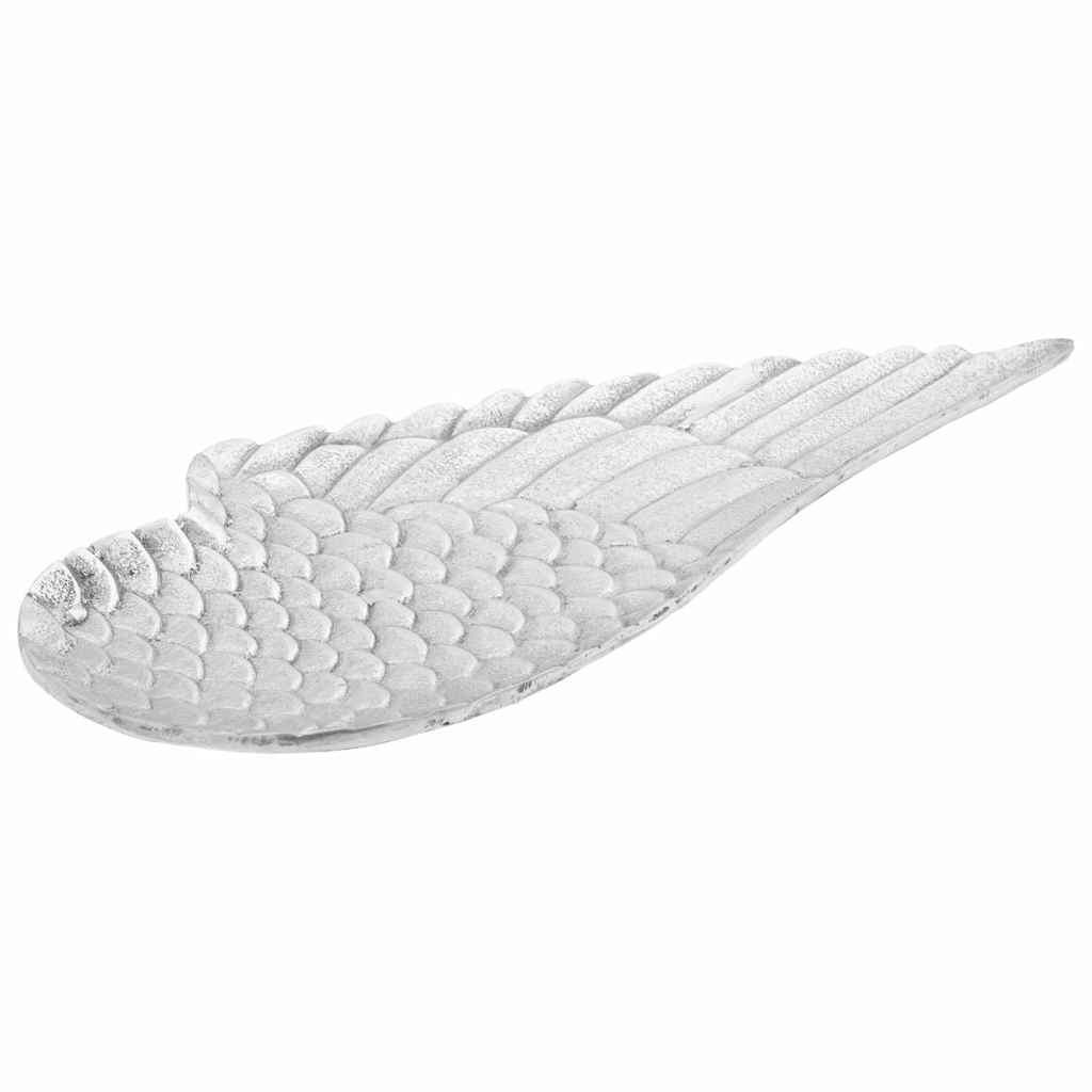 Vidaxx Obstkorb 2 Stk. Silber 40 x 18 x 2,5 cm Aluminium