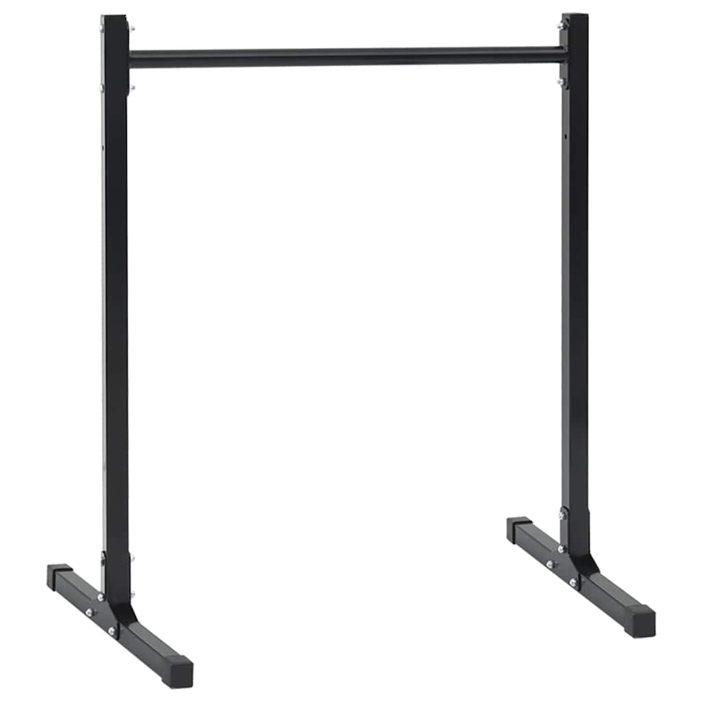 Vidaxx Dipstation 2 Stück schwarz 55 x 90 x 104,5 cm pulverbeschichteter Stahl
