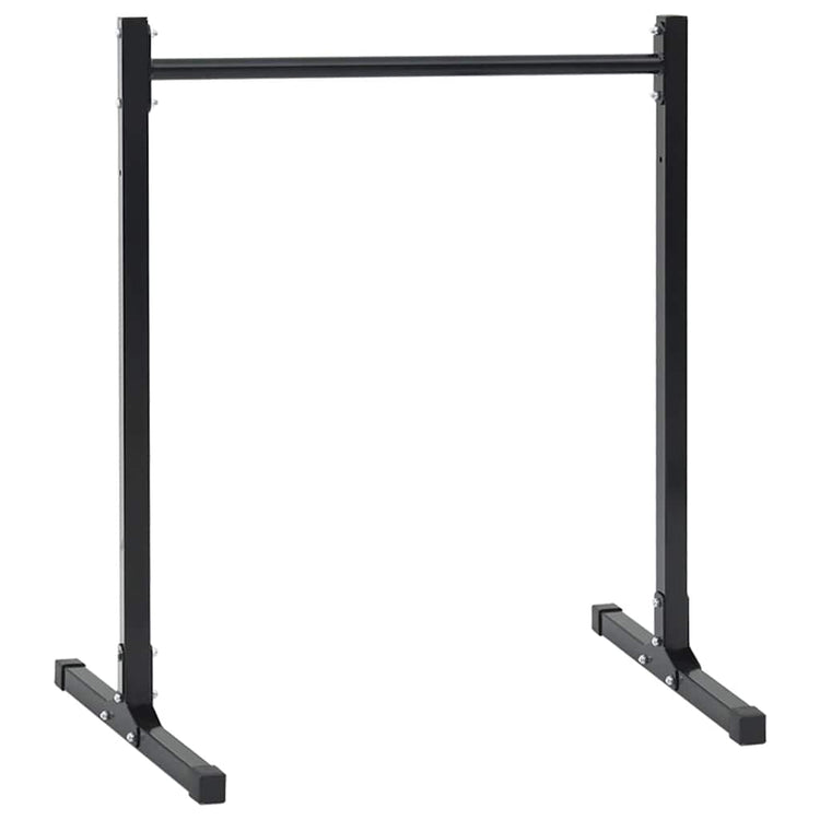 Vidaxx Dipstation 2 Stück schwarz 55 x 90 x 104,5 cm pulverbeschichteter Stahl