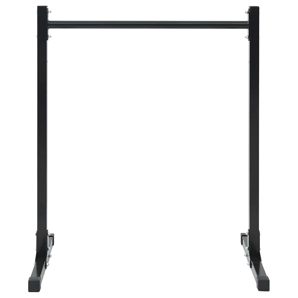 Vidaxx Dipstation 2 Stück schwarz 55 x 90 x 104,5 cm pulverbeschichteter Stahl